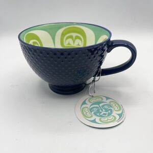 Native Home Indigenous Art Coffee Cup Mug Moon By Simone Diamond Footed Dotted